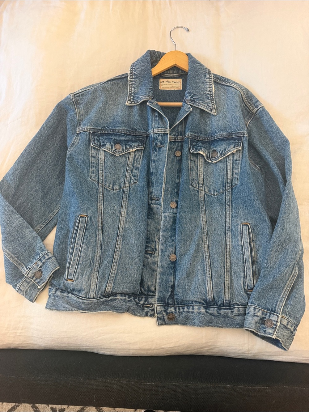 FREE PEOPLE Vintage denim jacket